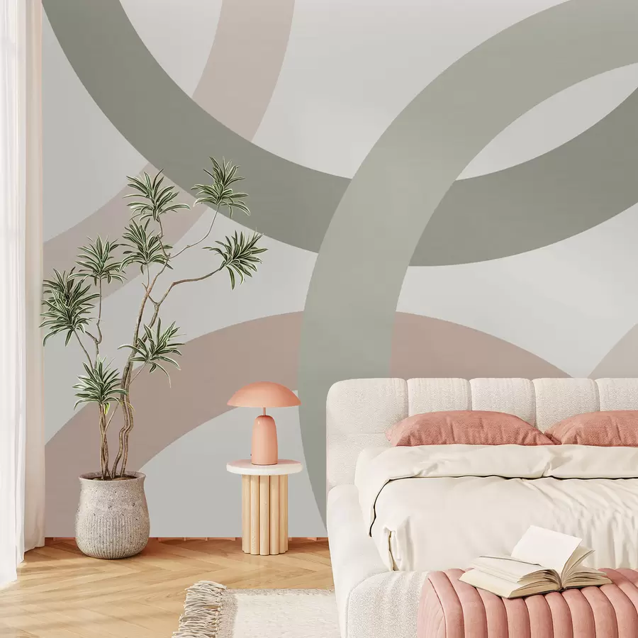 murales de pared Abstracción con círculos w05709
