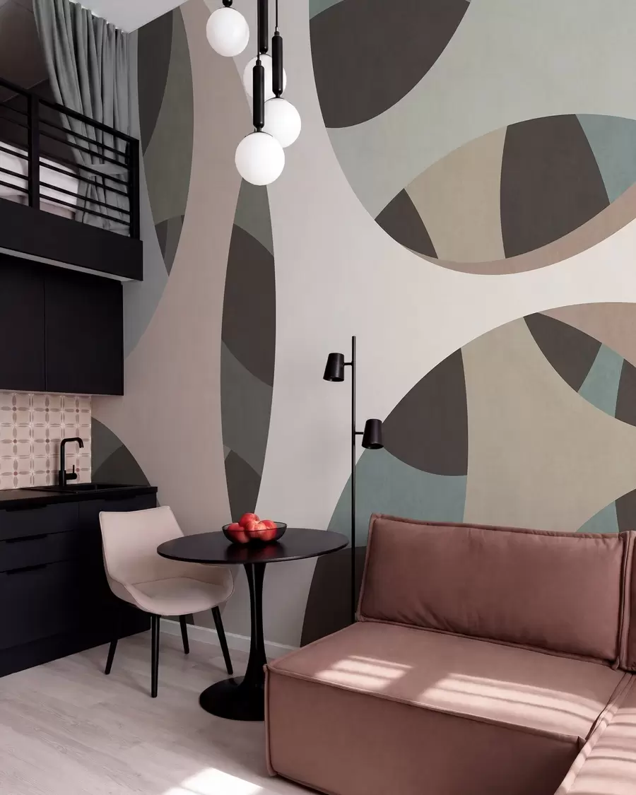 murales de pared abstracción textural contemporánea en tonos beige y naturales w05751v1