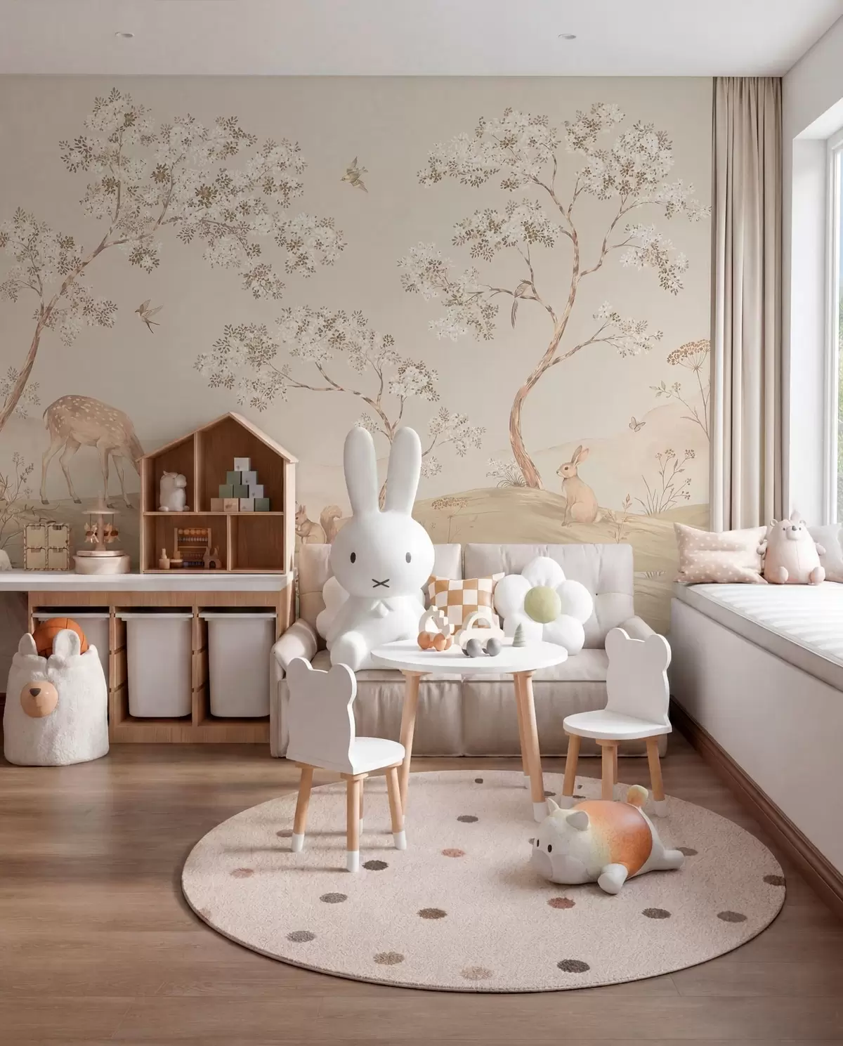 murales de pared Bosque en flor w05809