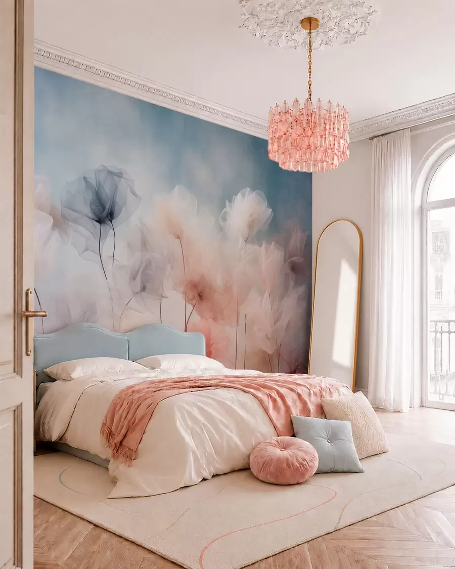 murales de pared Flores flotantes w05818