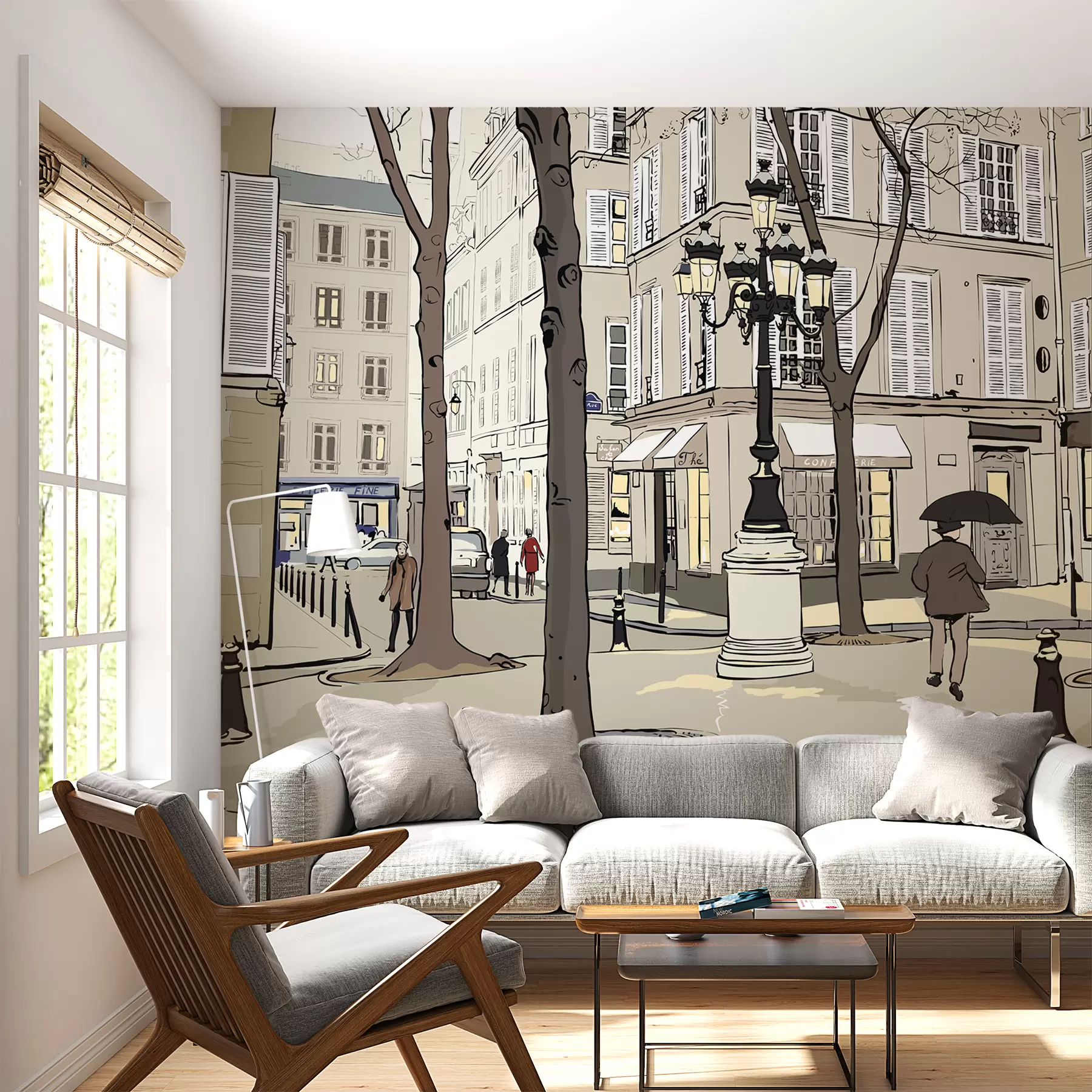 murales de pared Edificio, ventana e infraestructura u55549