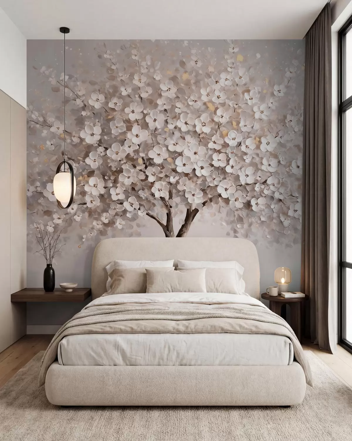 murales de pared Bóveda de flores w10050