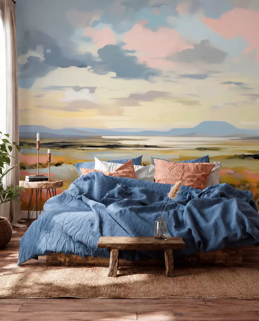 murales de pared Horizonte al atardecer w05911