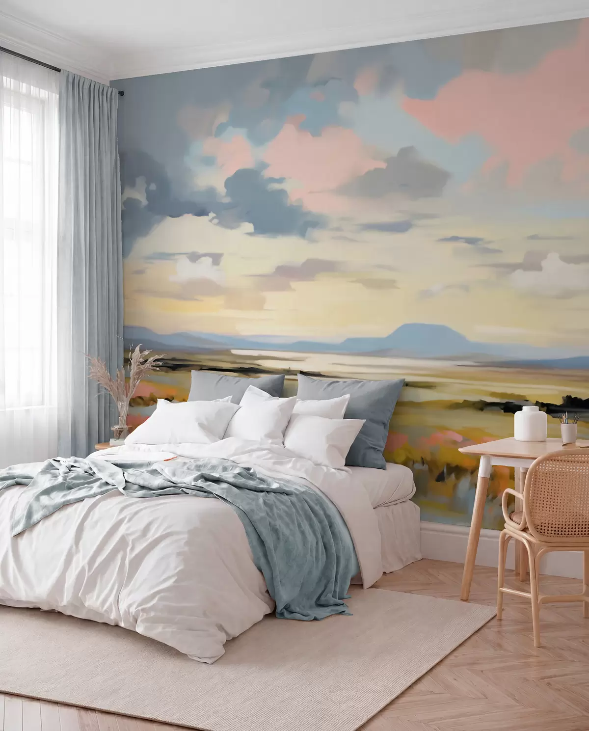 murales de pared Horizonte al atardecer w05911