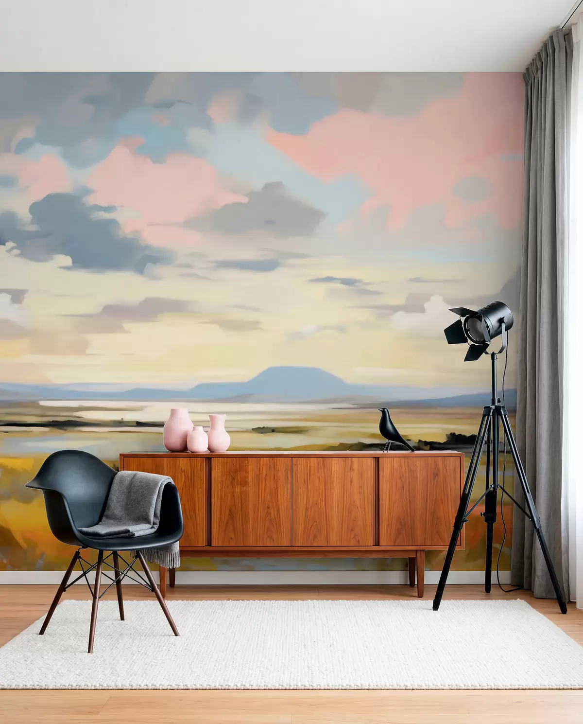 murales de pared Horizonte al atardecer w05911