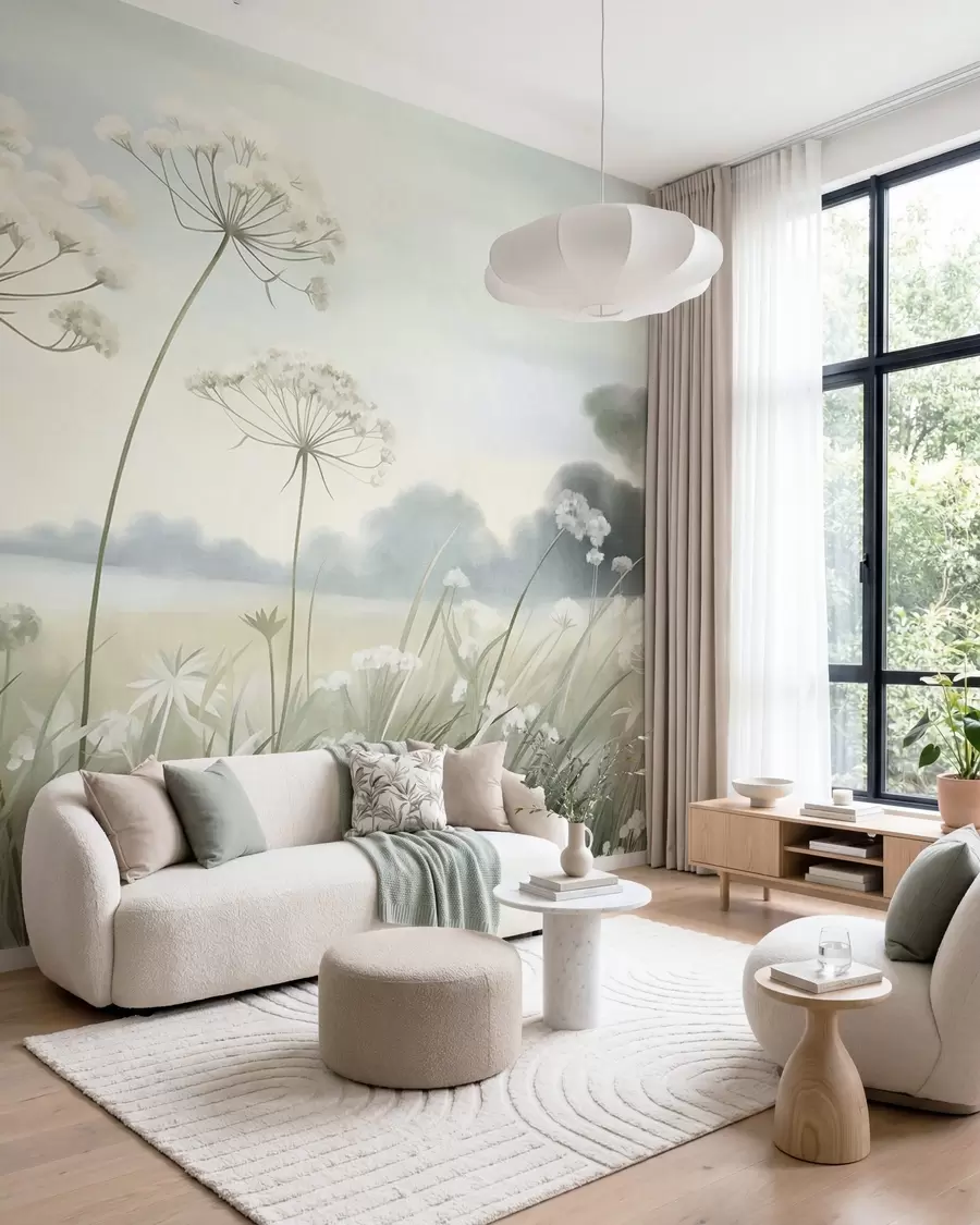 murales de pared Pradera serena w10032