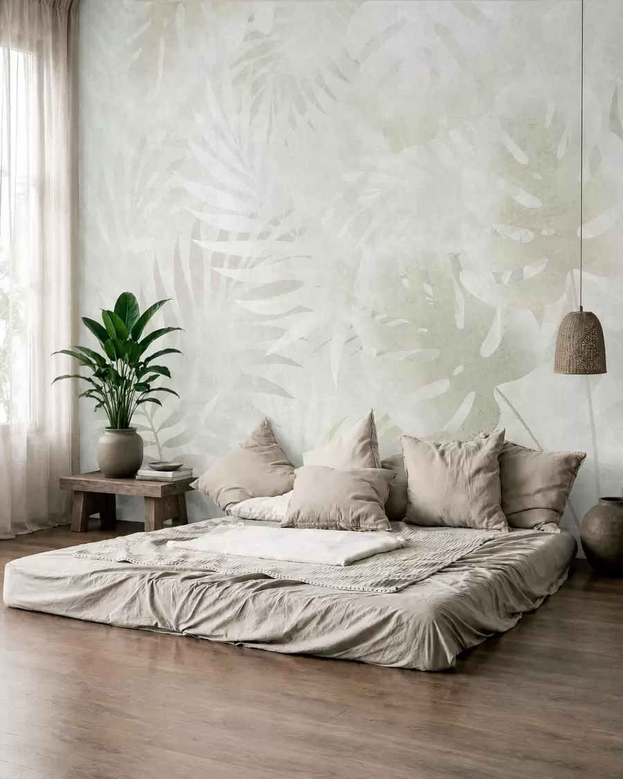 murales de pared Calma tropical · Beige w10080v1