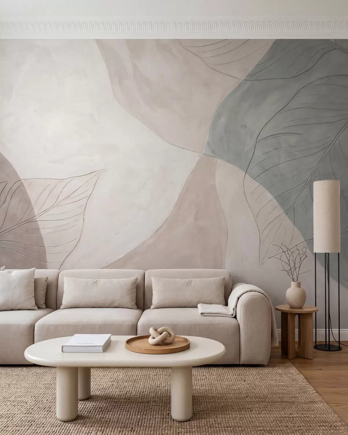 murales de pared Hojas y aliento w10070