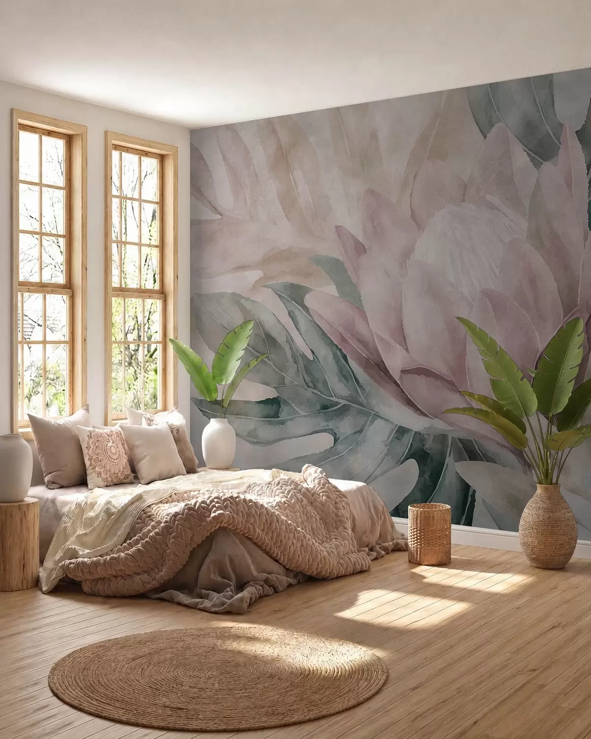 murales de pared Flor abierta w09988