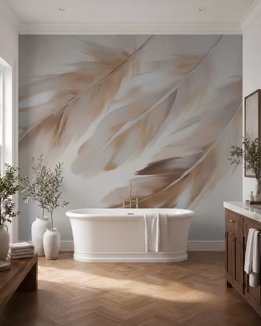 murales de pared Plumas abstractas w05991