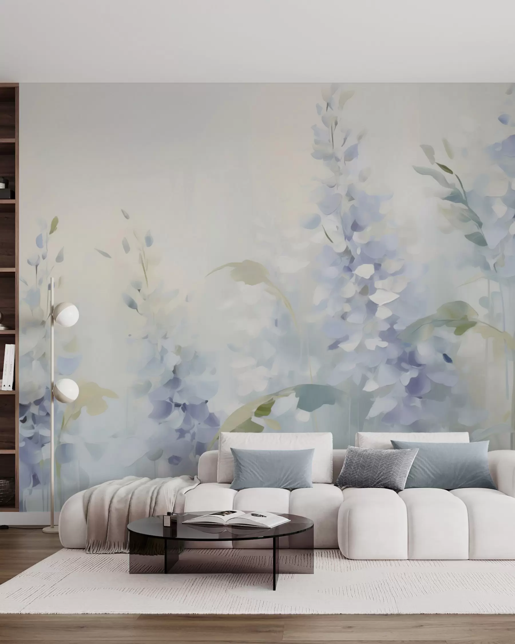 murales de pared Un soplo de azul w05995