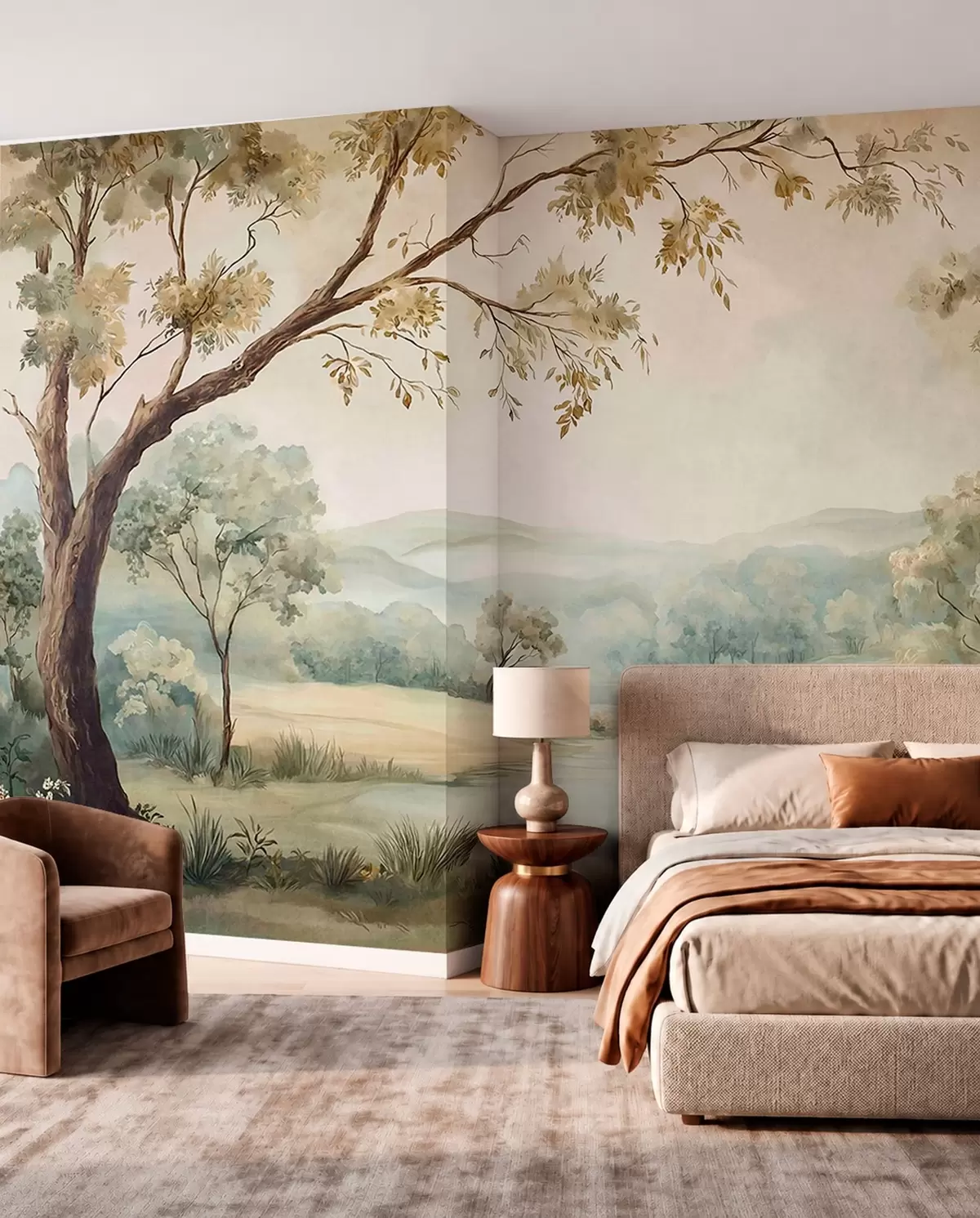 murales de pared Quédate junto al agua w05957