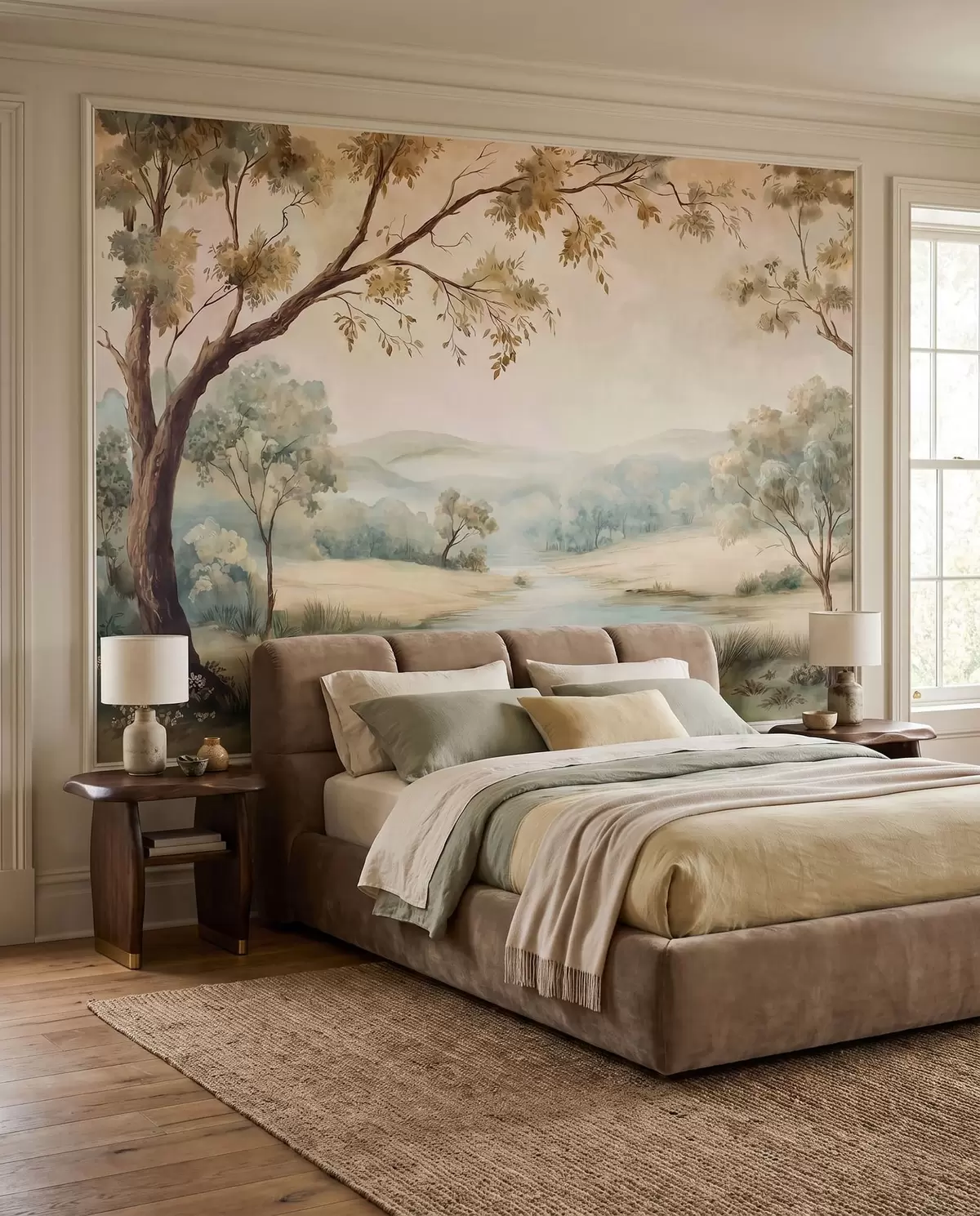 murales de pared Quédate junto al agua w05957