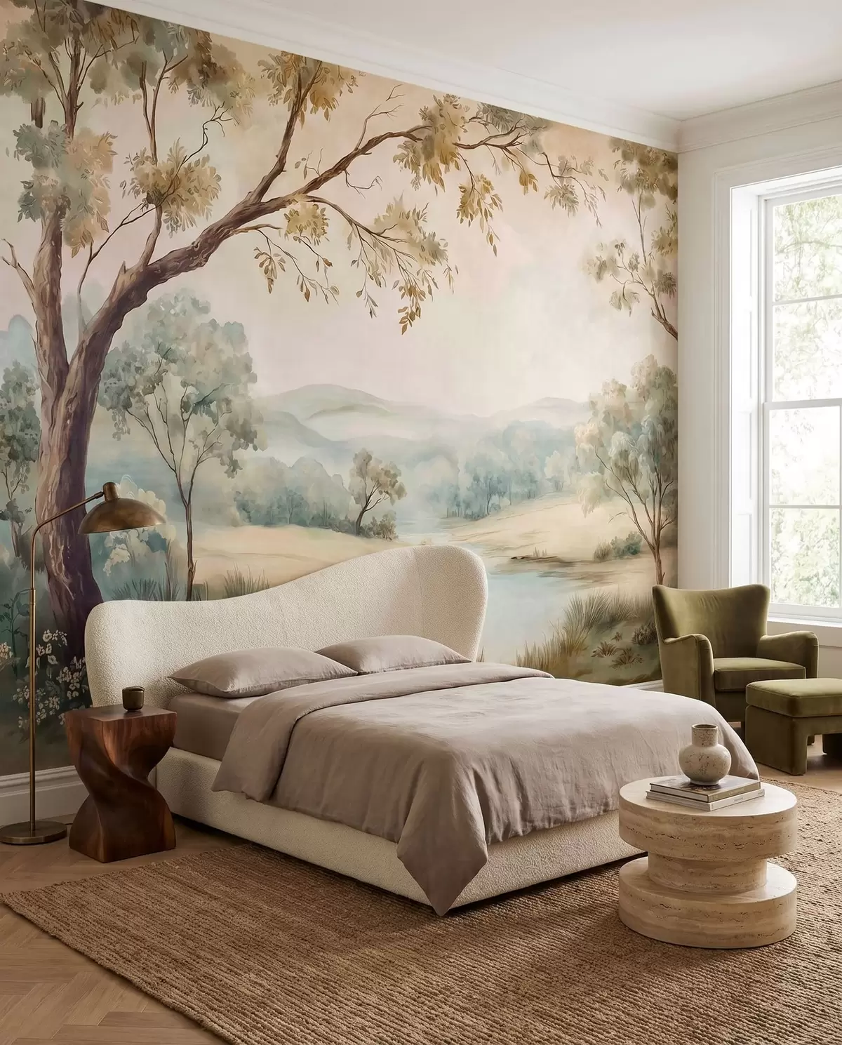 murales de pared Quédate junto al agua w05957