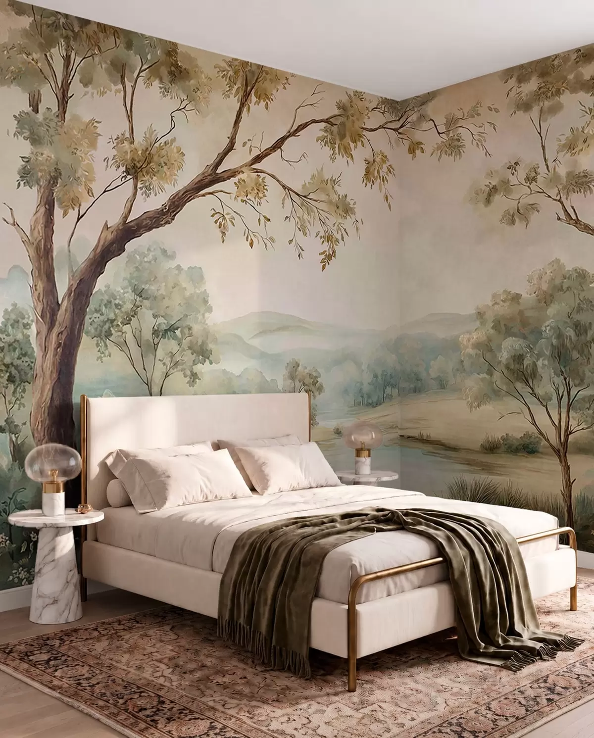 murales de pared Quédate junto al agua w05957