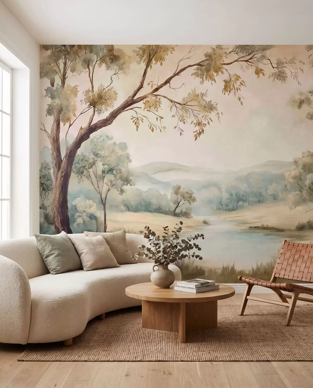 murales de pared Quédate junto al agua w05957