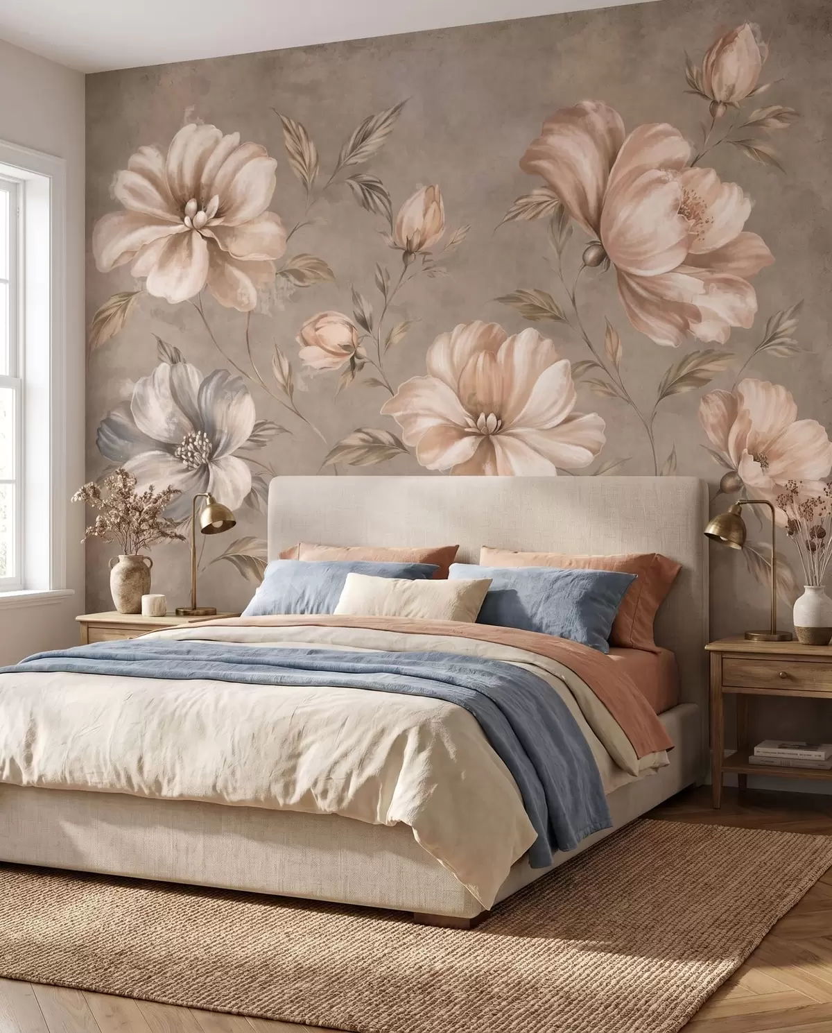 murales de pared Un abrazo suave w05958