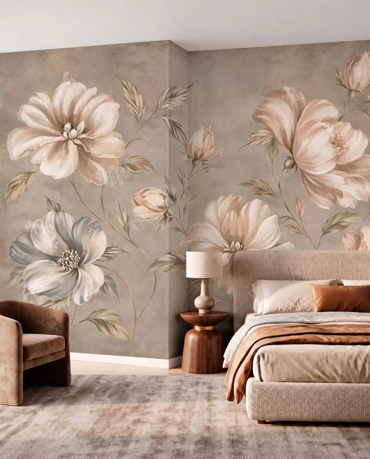 murales de pared Un abrazo suave w05958