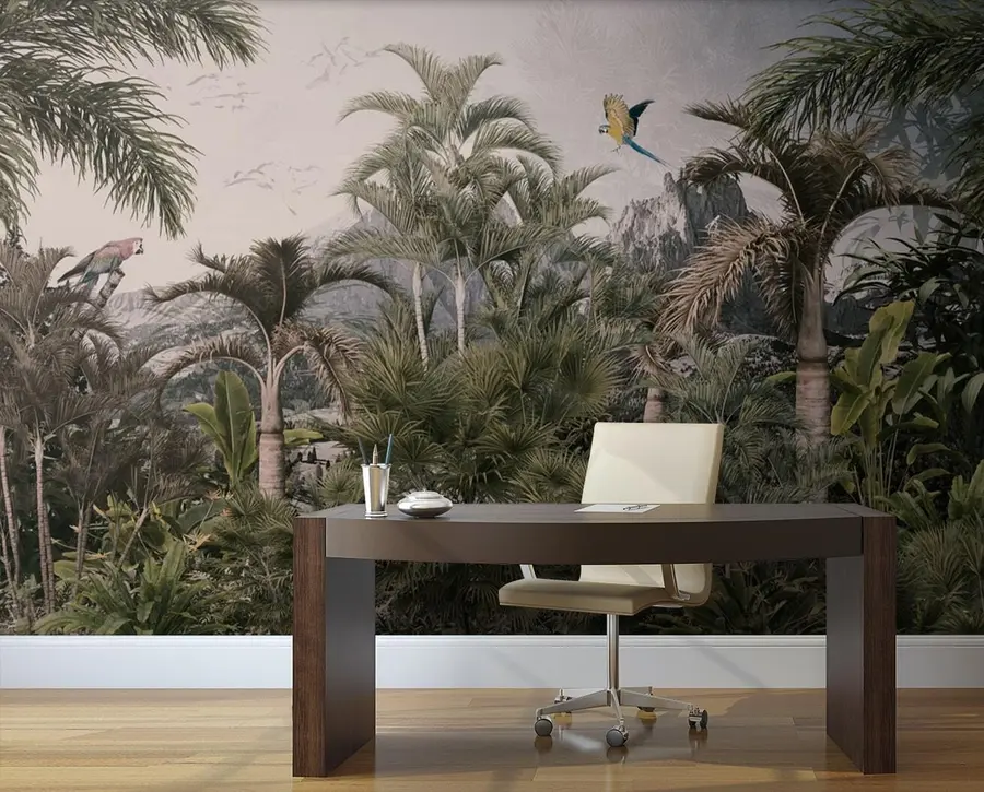 murales de pared Puesta de sol en los trópicos u72413