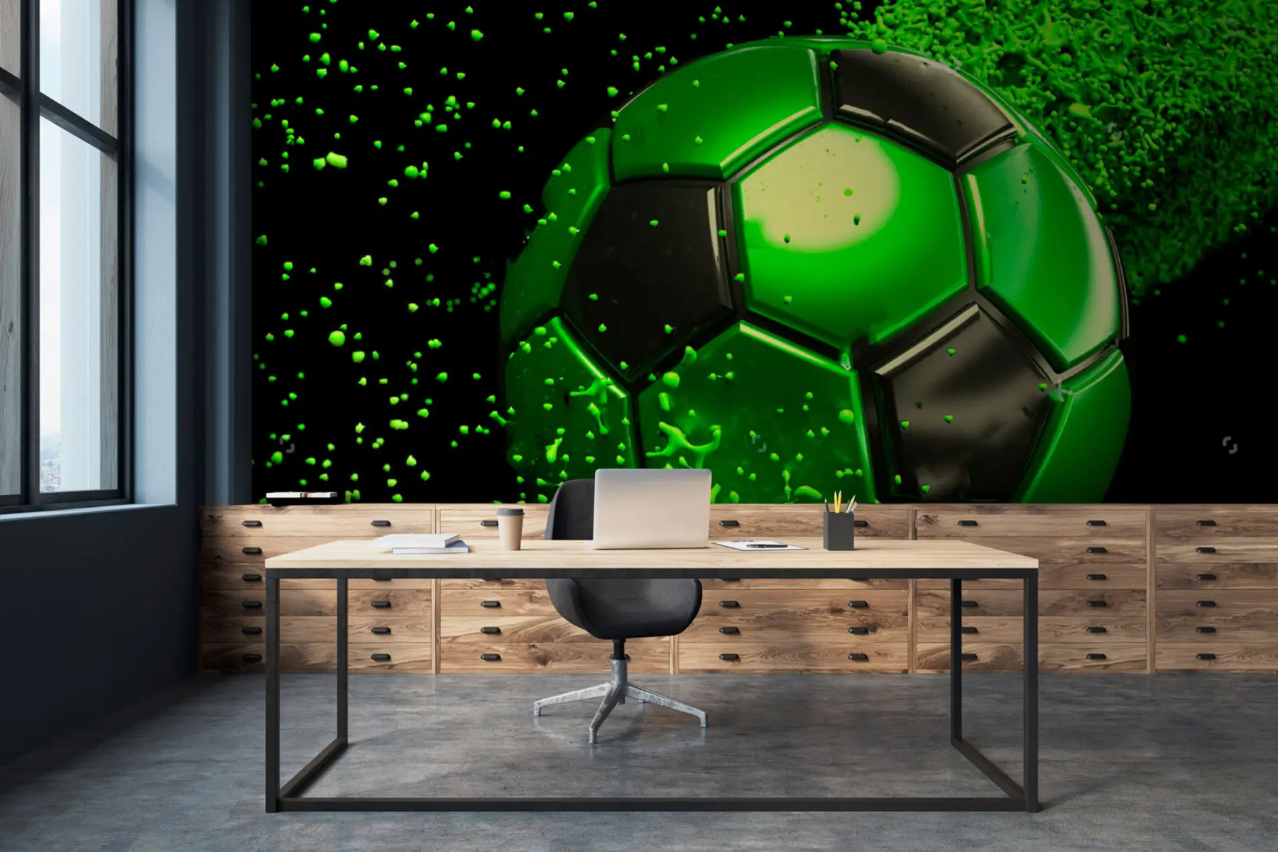 murales de pared El fútbol es un deporte mundial. u72789