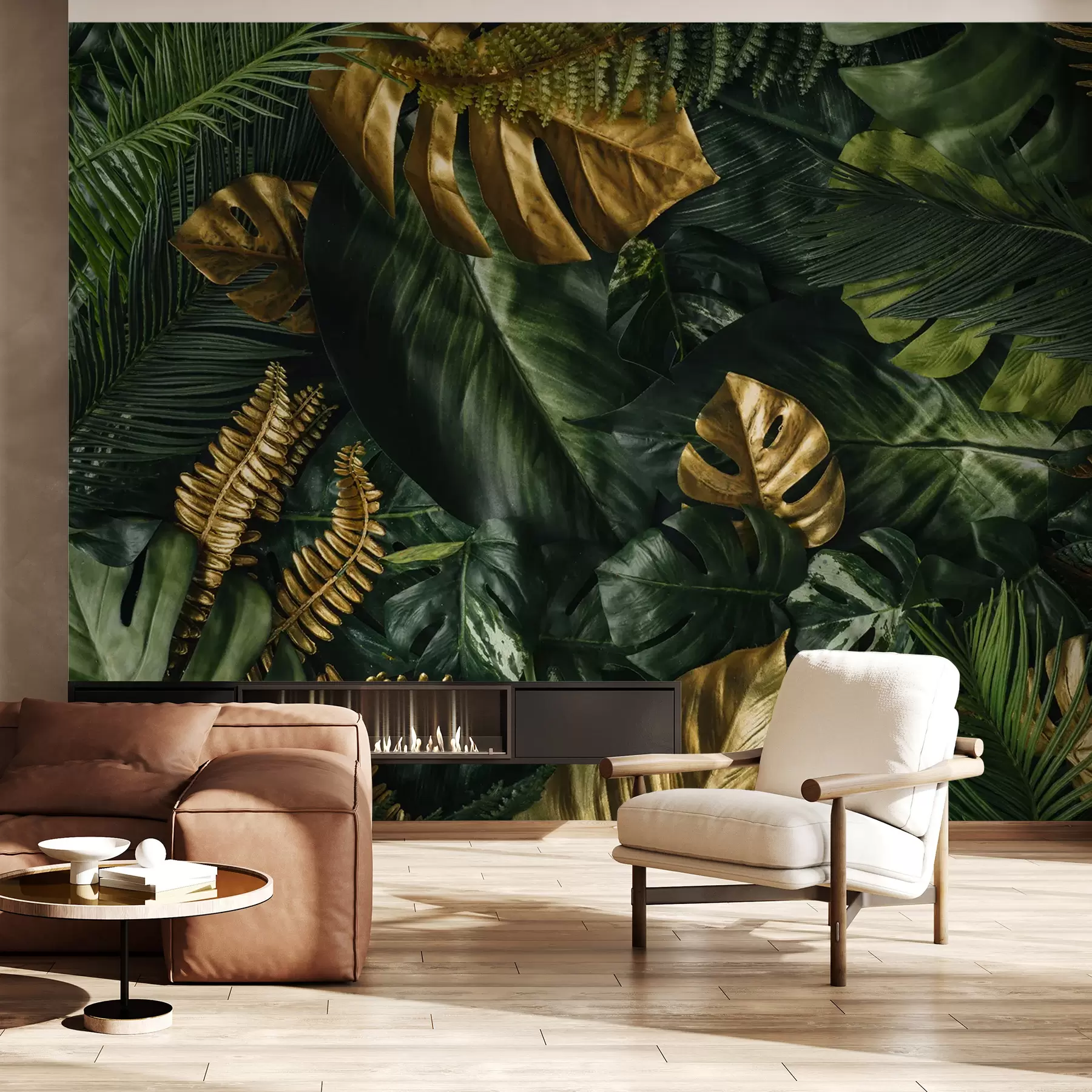 murales de pared Botánica, planta e hoja u22273