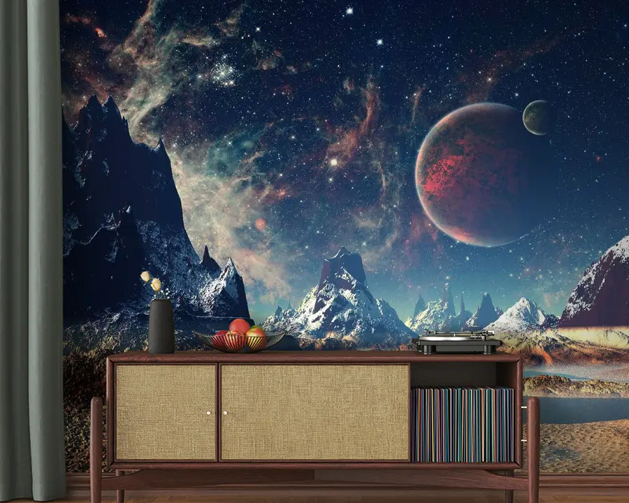murales de pared Paisaje alienígena u55303