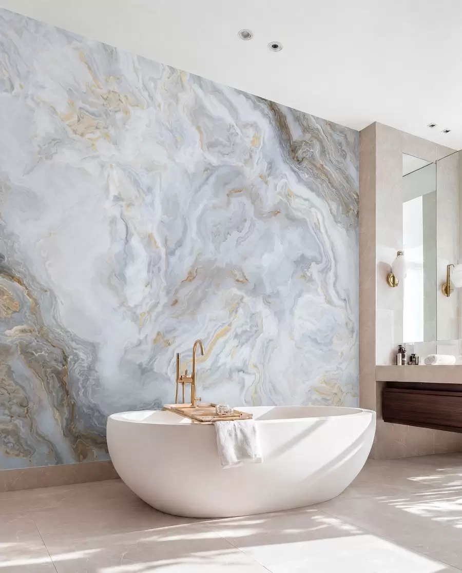 murales de pared Agua, textil y fluido u93422