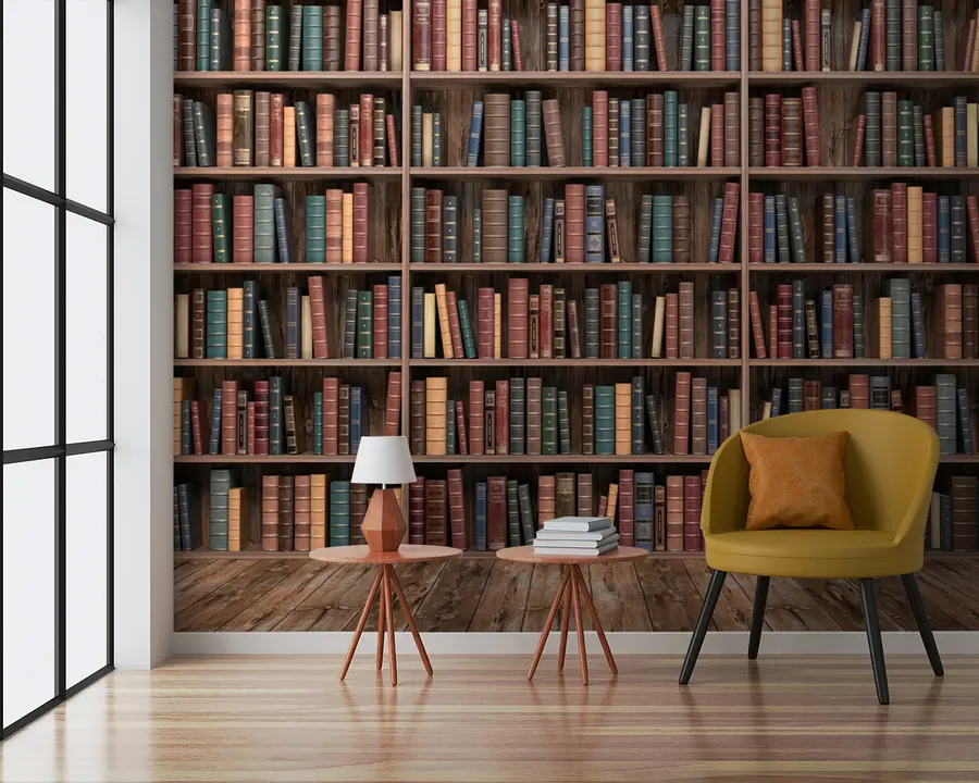 murales de pared Impresionante biblioteca u93501