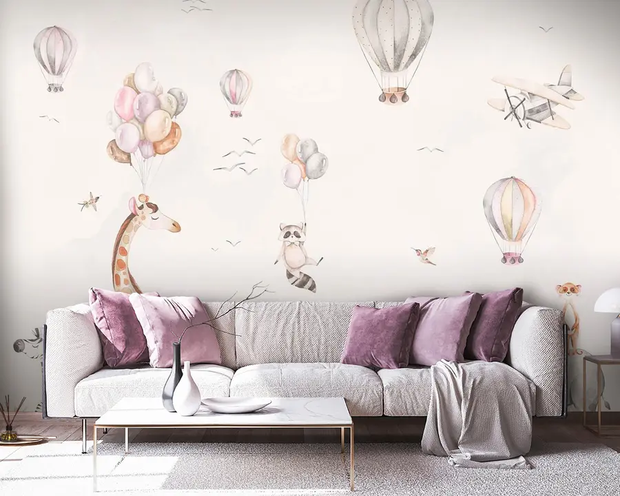 murales de pared Blanco, naturaleza y entorno natural u59757v1