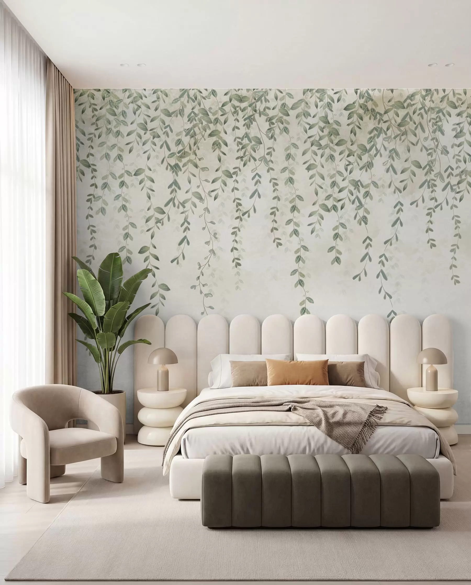 murales de pared Finas enredaderas colgantes u71244