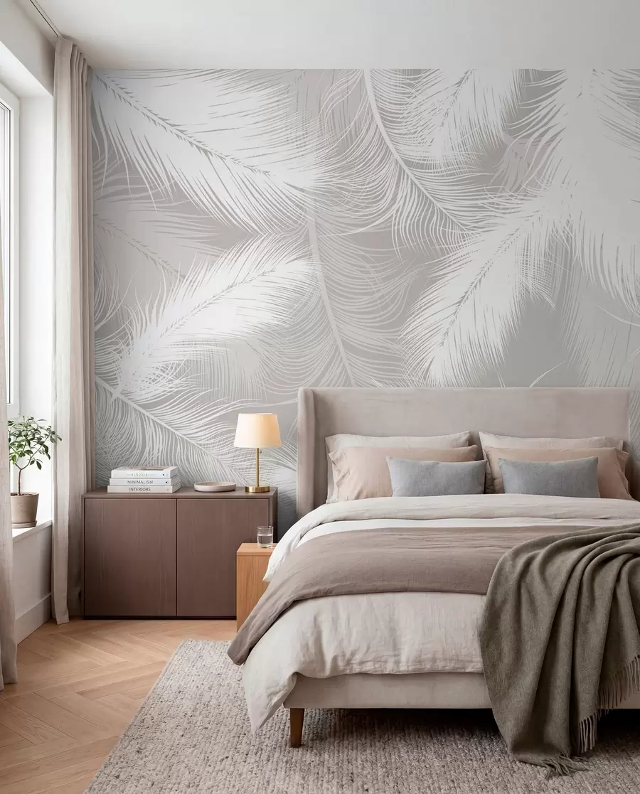murales de pared Plumas entrelazadas u74474