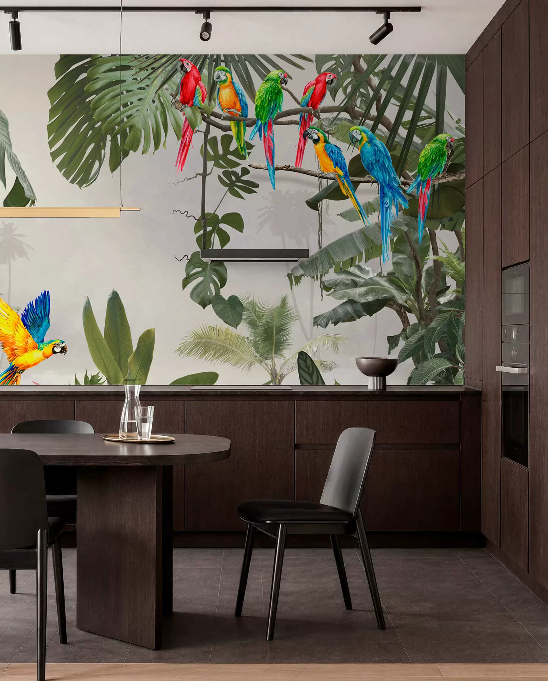 murales de pared Royas en ramas en el bosque tropical u94072