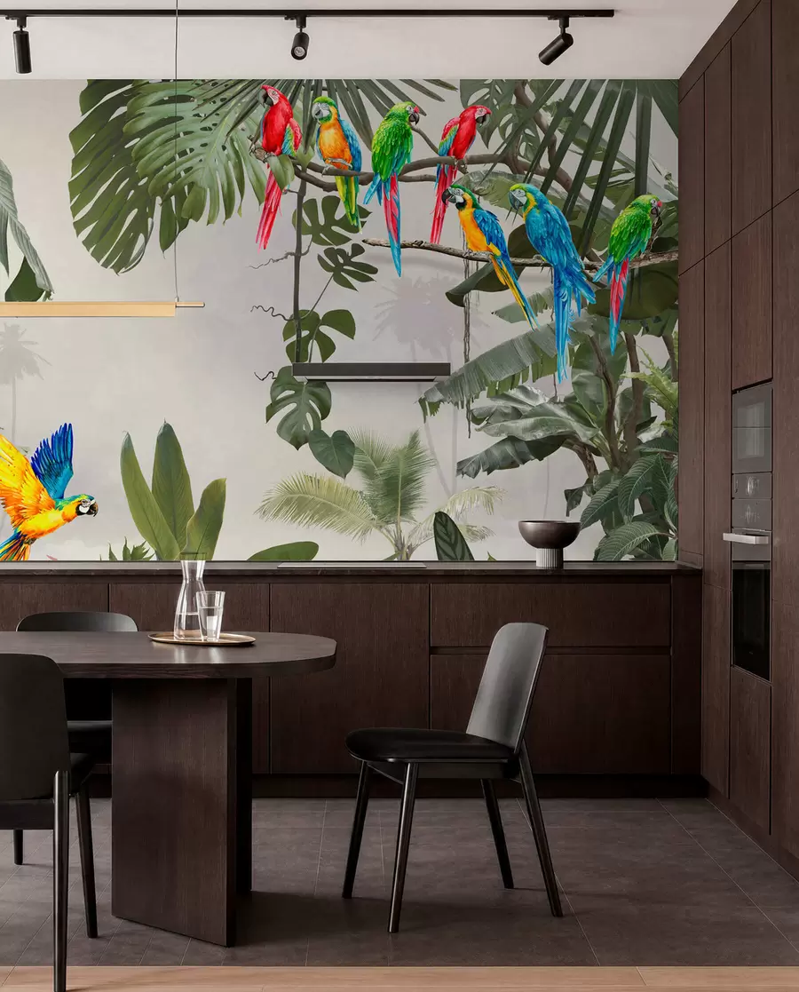 murales de pared Royas en ramas en el bosque tropical u94072