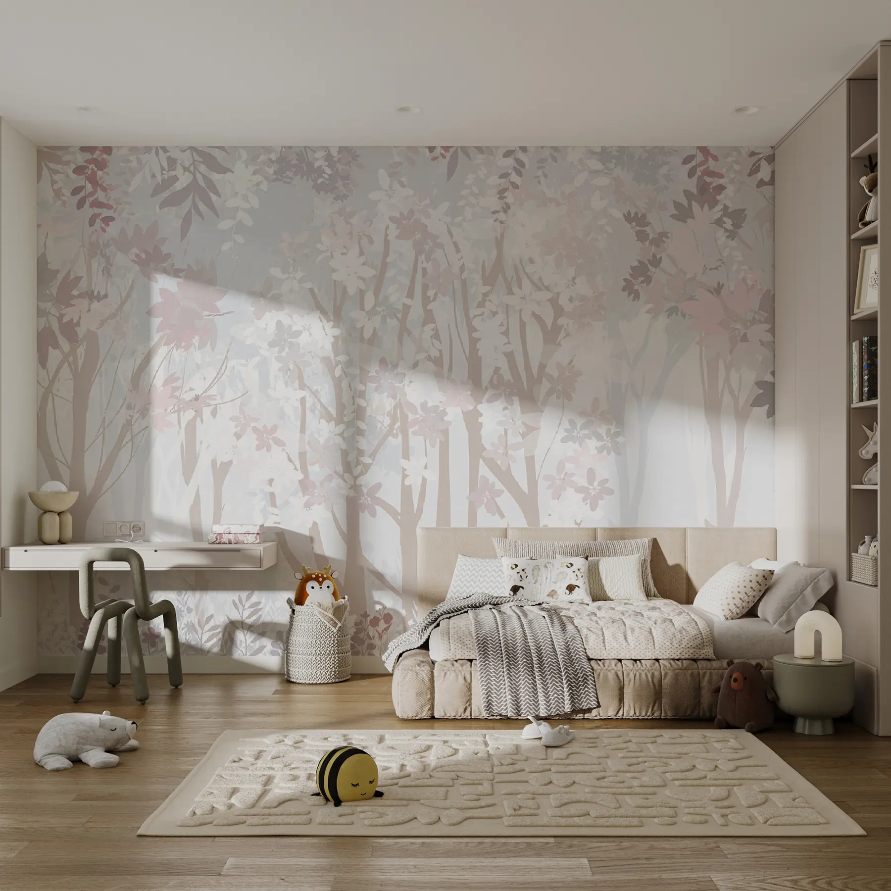 murales de pared Un fabuloso bosque mágico u94171