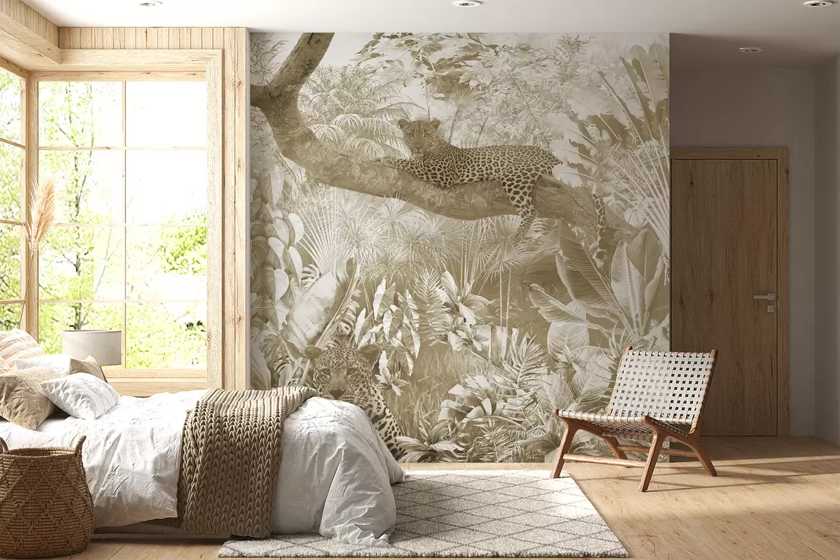 murales de pared Una gran flor de hortensia blanca u94280