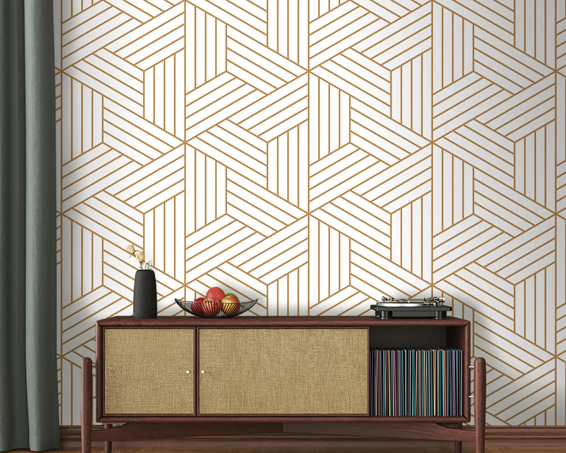 murales de pared patrón art déco u96426