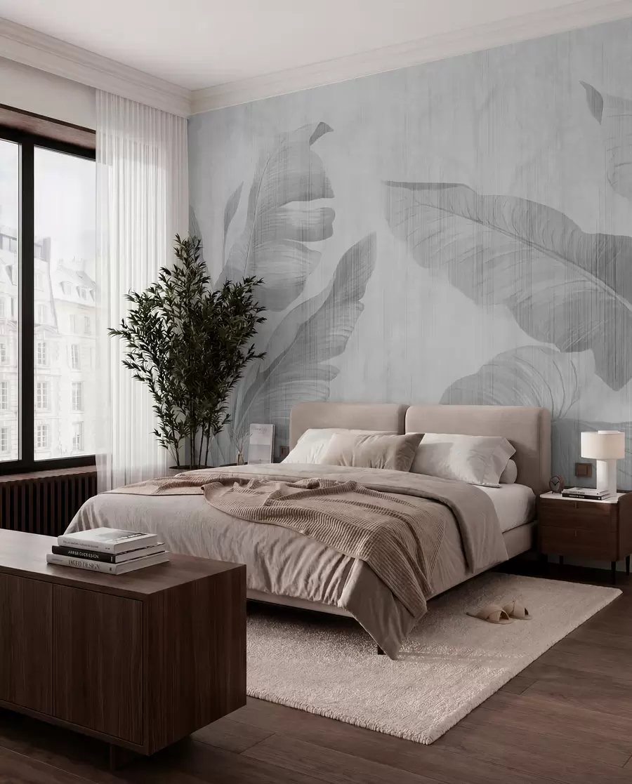 murales de pared Sombras de banano plateadas u00299v3