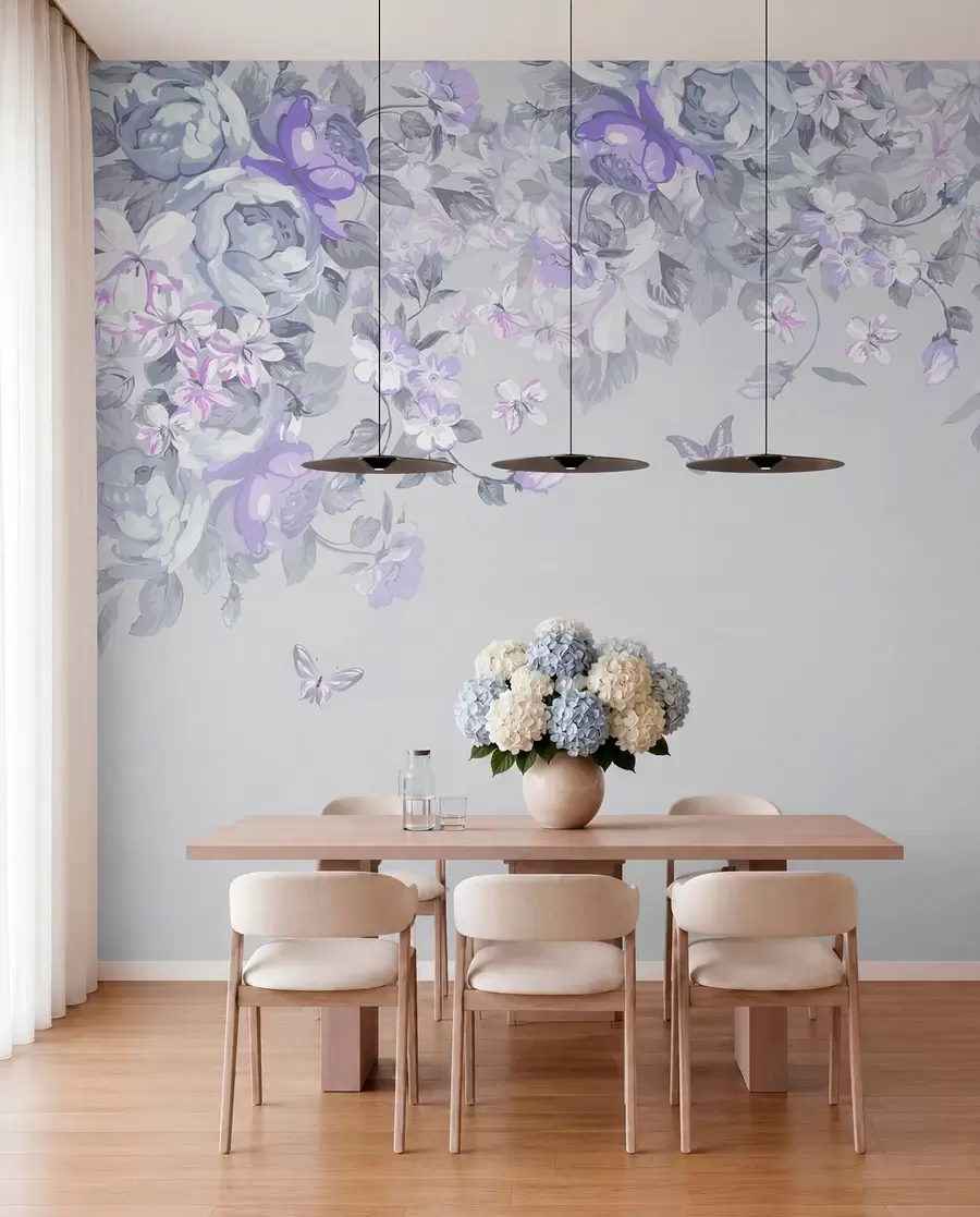 murales de pared Arco de jardín violeta u94295v3