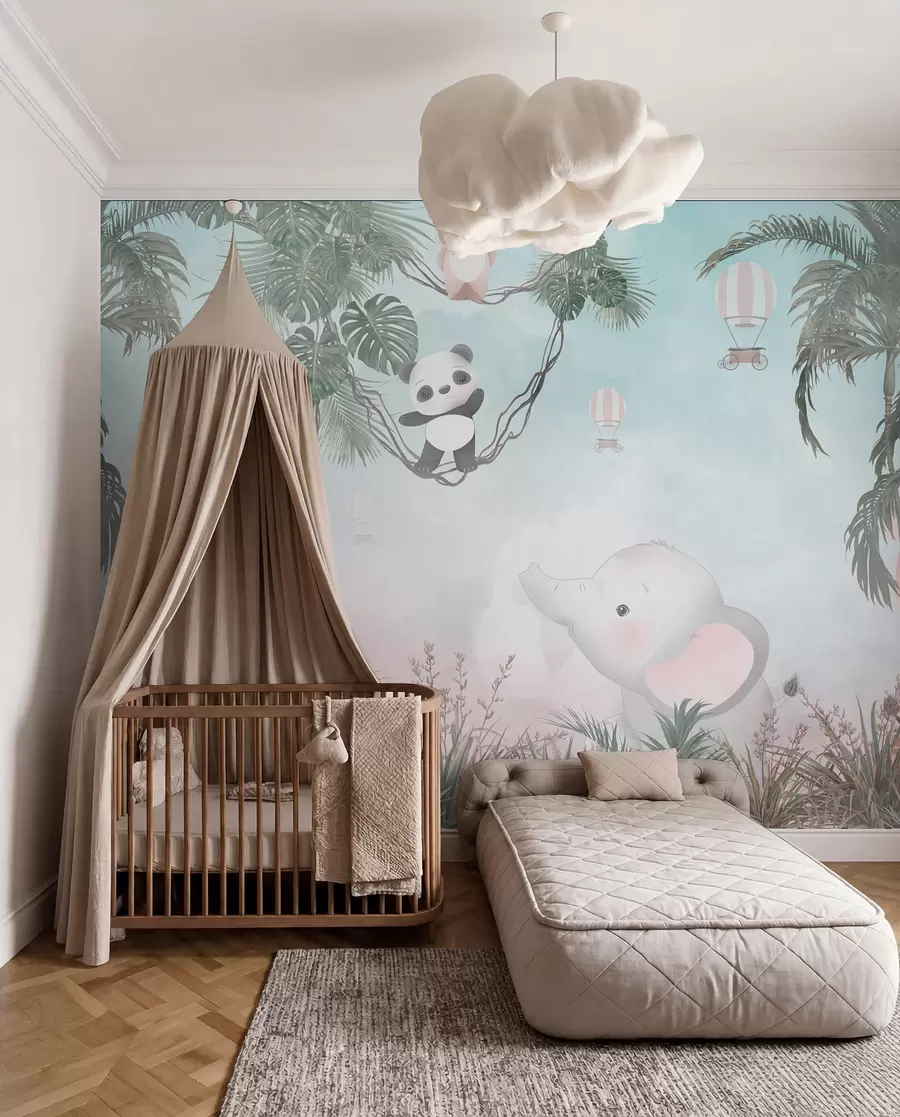 murales de pared Simpáticos animales para la habitación de los niños u98167