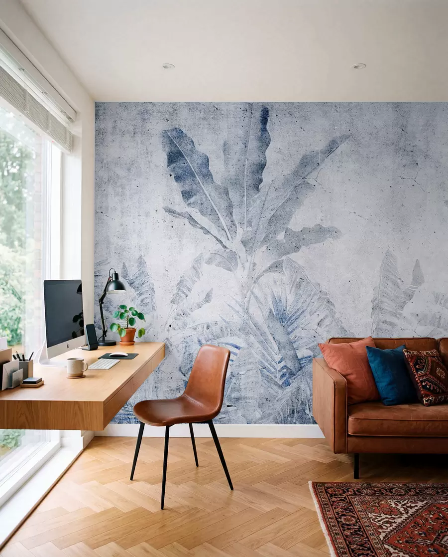 murales de pared Trópicos envejecidos — Azul u73886v1