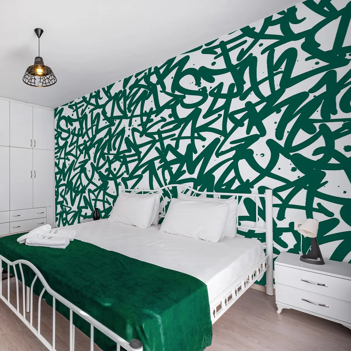 murales de pared Graffiti Emociones: Verde u99087