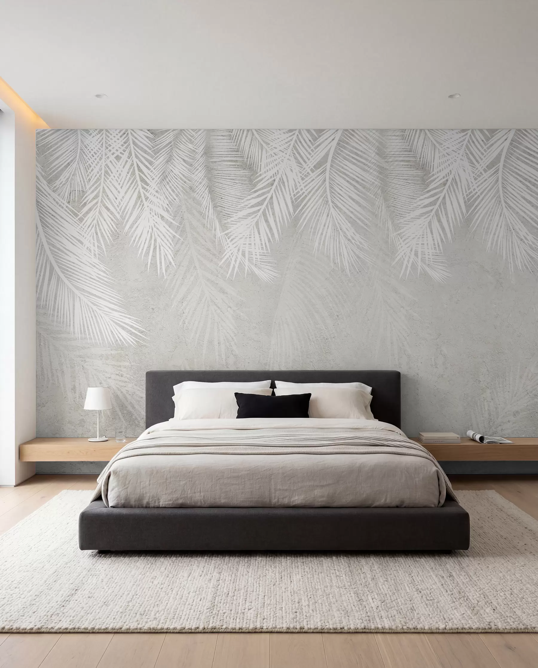 murales de pared Palmas blancas II u94286d2